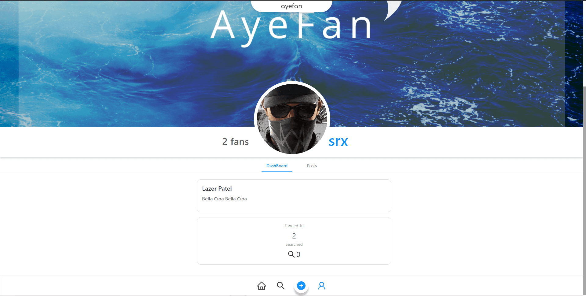 Ayefan - A Social Media Platform