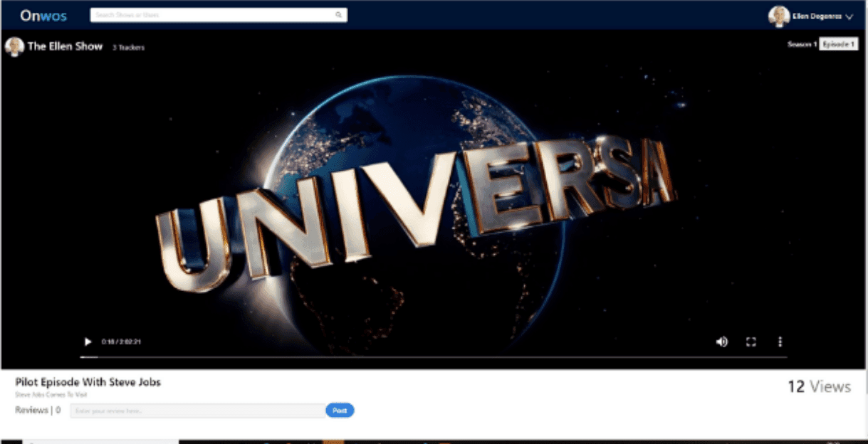 Onwos - Online Media Service