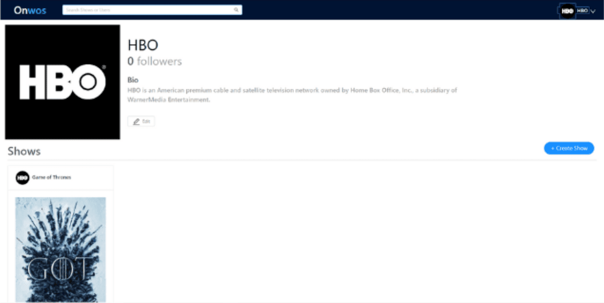 Onwos - Online Media Service